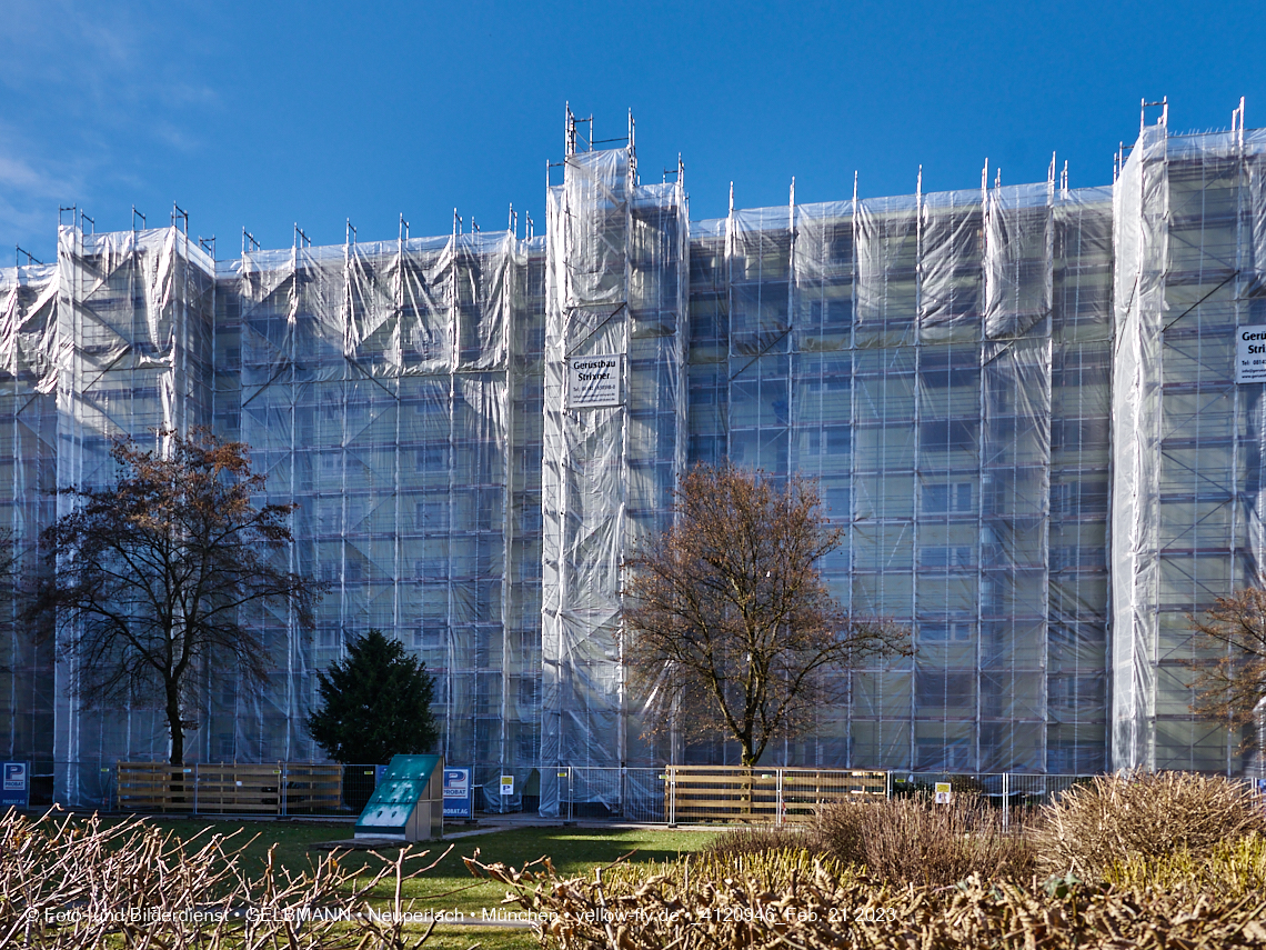 21.02.2023 -  Mega-Sanierung in der Kurt-Eisner-Straße in Neuperlach